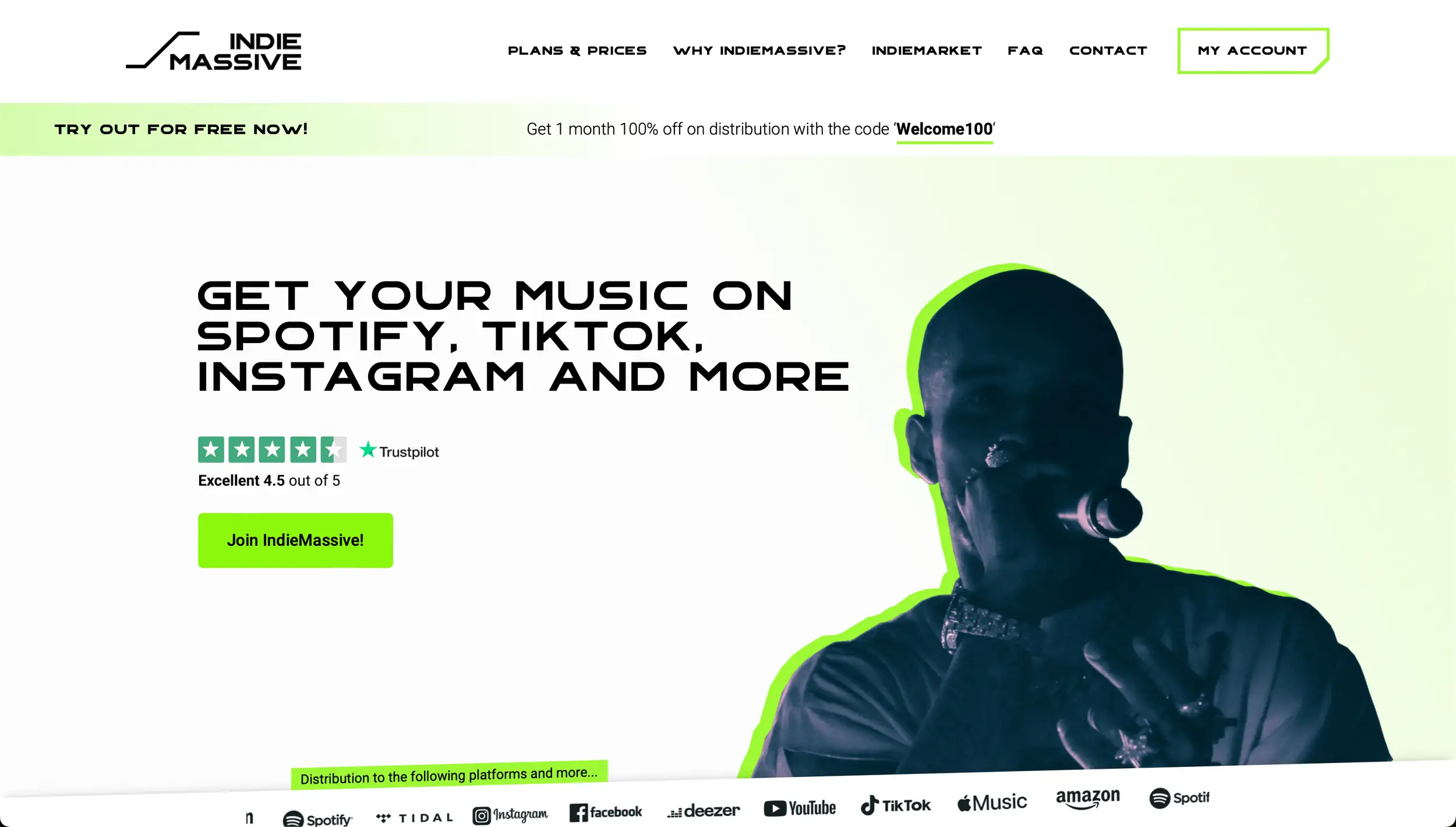 Indiemassive website